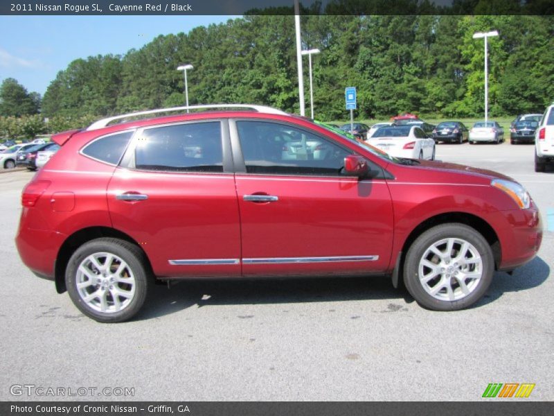 Cayenne Red / Black 2011 Nissan Rogue SL