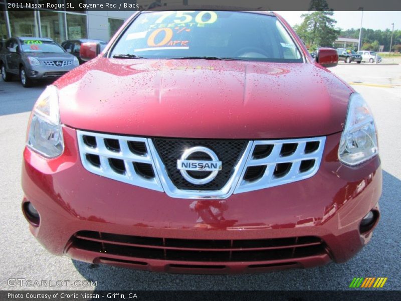 Cayenne Red / Black 2011 Nissan Rogue SL