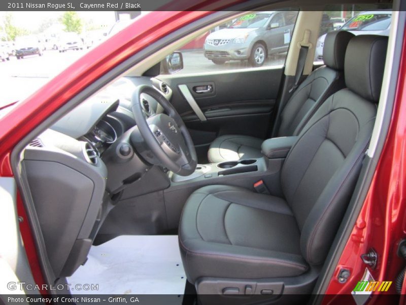 Cayenne Red / Black 2011 Nissan Rogue SL