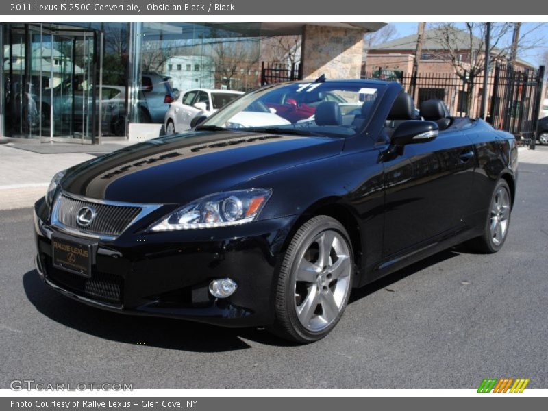 Obsidian Black / Black 2011 Lexus IS 250C Convertible