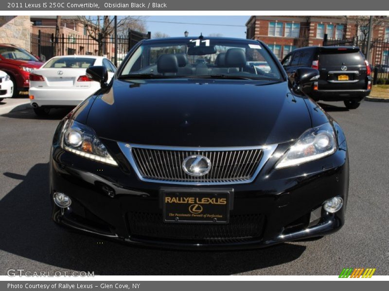 Obsidian Black / Black 2011 Lexus IS 250C Convertible