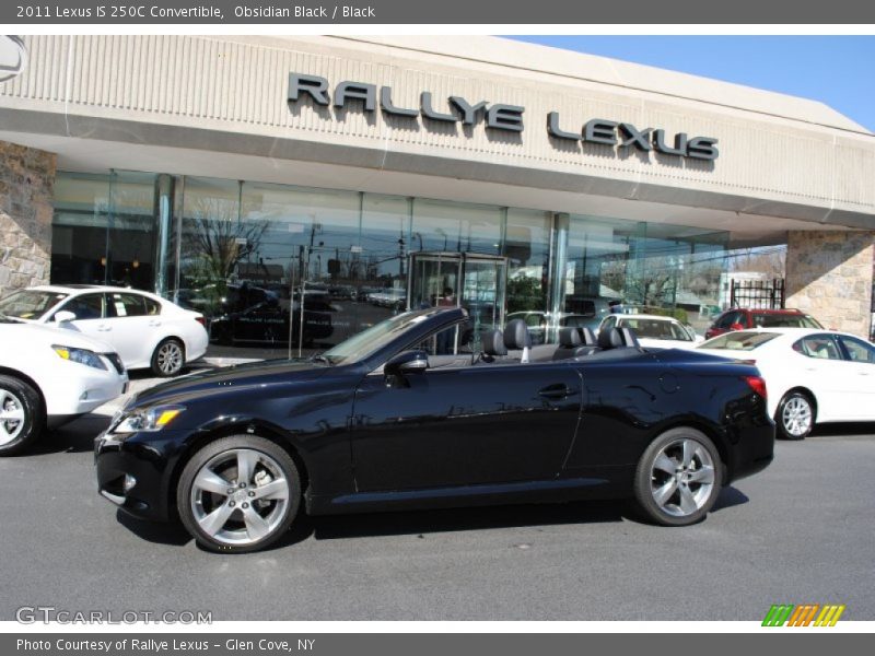 Obsidian Black / Black 2011 Lexus IS 250C Convertible