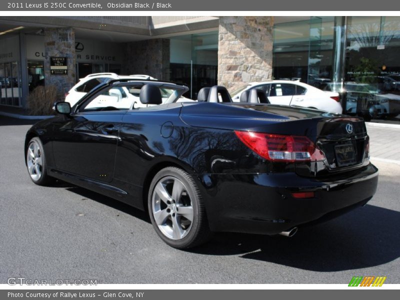 Obsidian Black / Black 2011 Lexus IS 250C Convertible