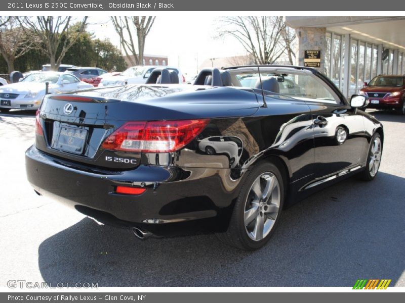 Obsidian Black / Black 2011 Lexus IS 250C Convertible
