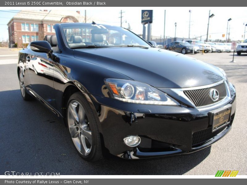Obsidian Black / Black 2011 Lexus IS 250C Convertible