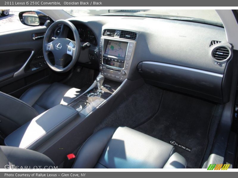 Obsidian Black / Black 2011 Lexus IS 250C Convertible