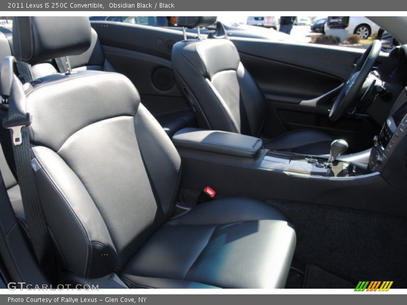 Obsidian Black / Black 2011 Lexus IS 250C Convertible