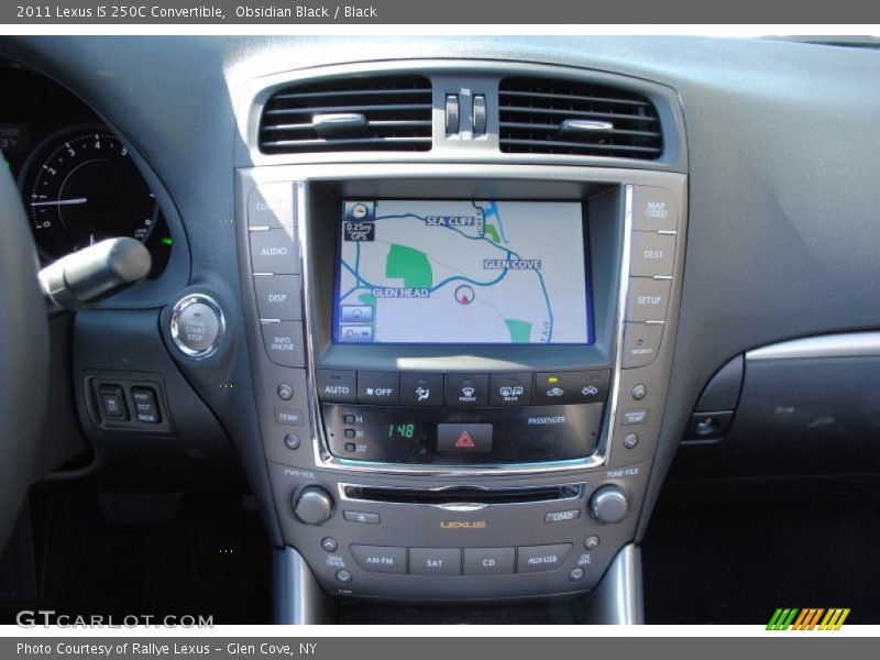Obsidian Black / Black 2011 Lexus IS 250C Convertible