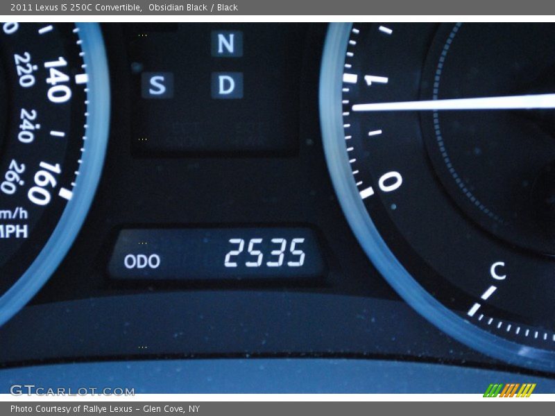Obsidian Black / Black 2011 Lexus IS 250C Convertible