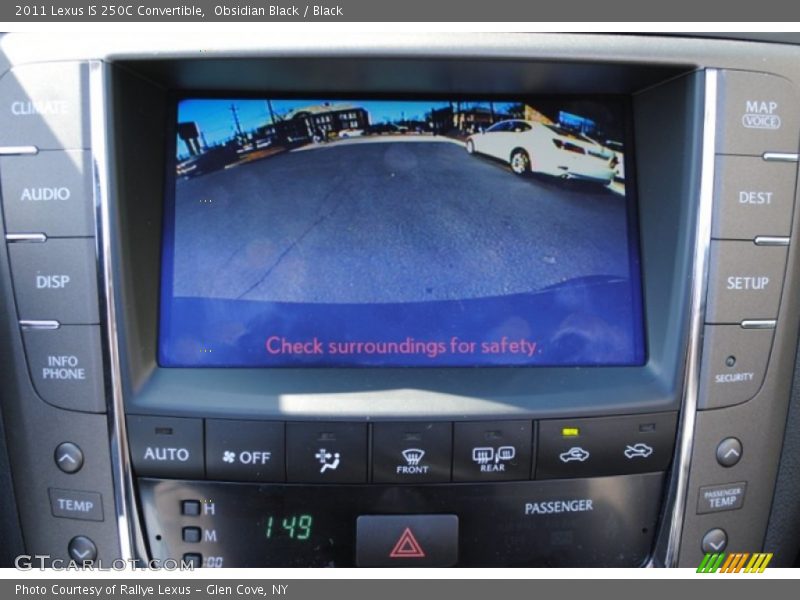 Obsidian Black / Black 2011 Lexus IS 250C Convertible