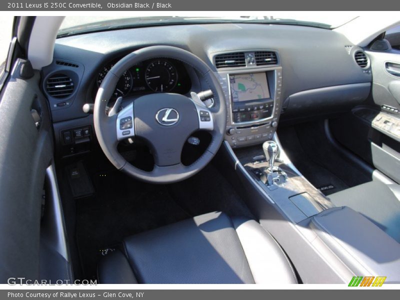 Obsidian Black / Black 2011 Lexus IS 250C Convertible