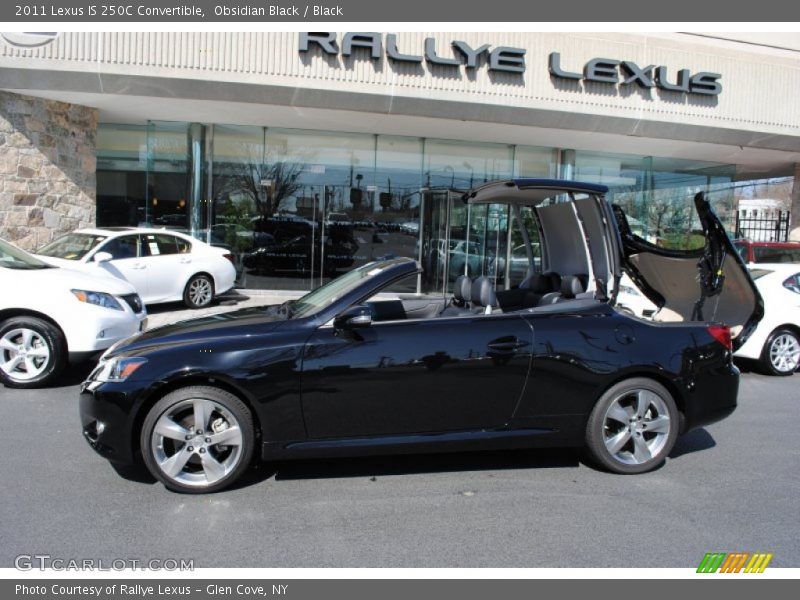 Obsidian Black / Black 2011 Lexus IS 250C Convertible