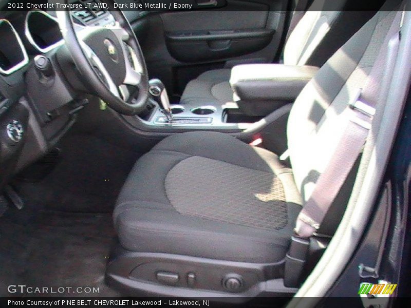 Dark Blue Metallic / Ebony 2012 Chevrolet Traverse LT AWD