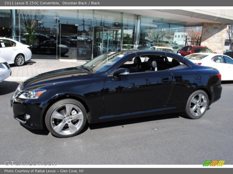 Obsidian Black / Black 2011 Lexus IS 250C Convertible
