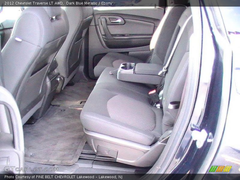 Dark Blue Metallic / Ebony 2012 Chevrolet Traverse LT AWD