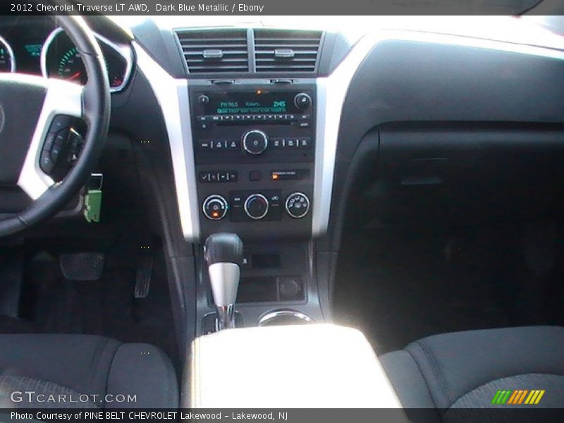 Dark Blue Metallic / Ebony 2012 Chevrolet Traverse LT AWD