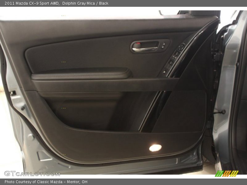 Dolphin Gray Mica / Black 2011 Mazda CX-9 Sport AWD