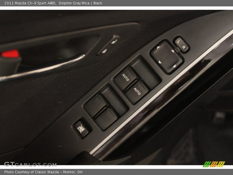 Dolphin Gray Mica / Black 2011 Mazda CX-9 Sport AWD