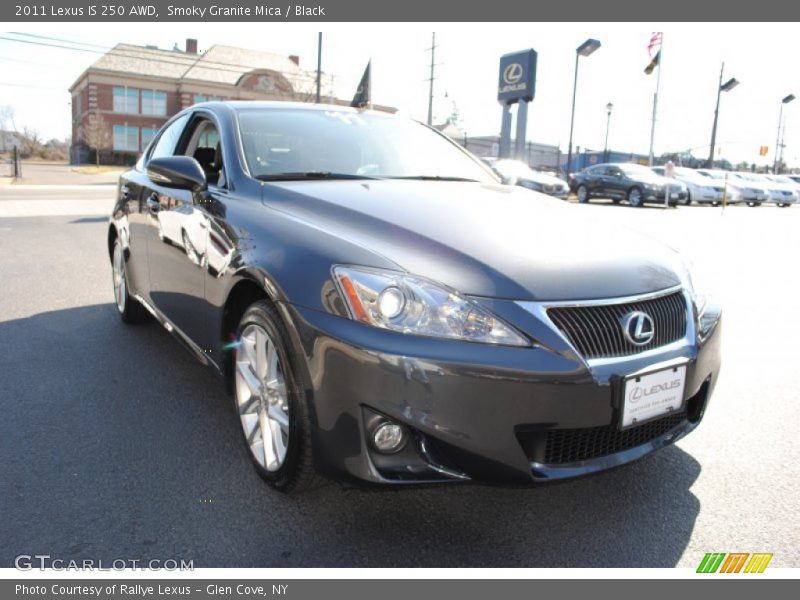Smoky Granite Mica / Black 2011 Lexus IS 250 AWD