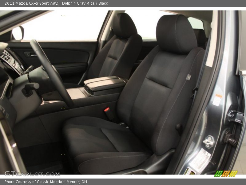 Dolphin Gray Mica / Black 2011 Mazda CX-9 Sport AWD