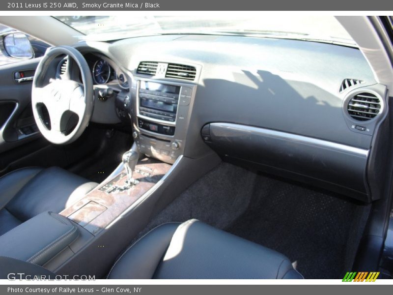 Smoky Granite Mica / Black 2011 Lexus IS 250 AWD