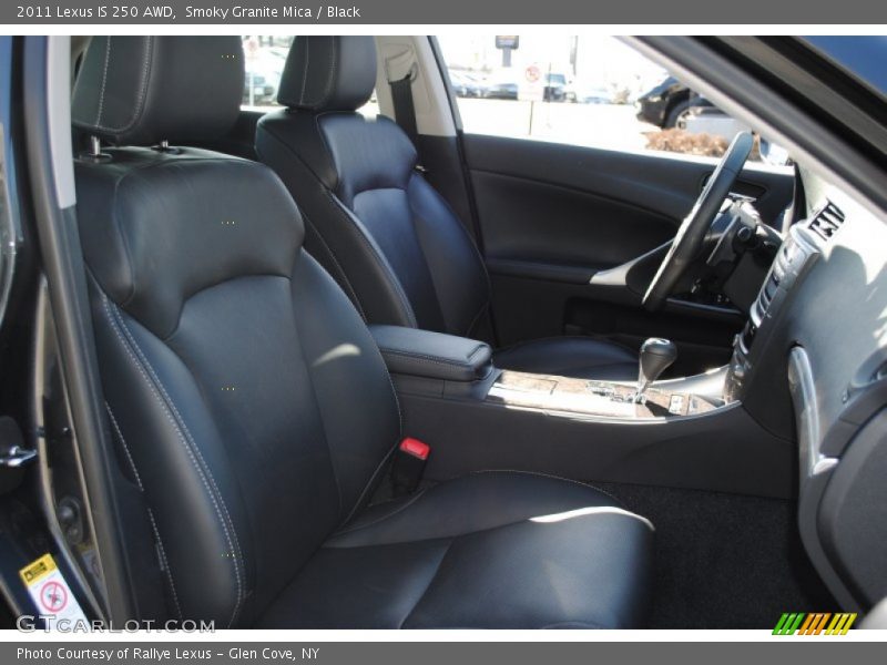 Smoky Granite Mica / Black 2011 Lexus IS 250 AWD