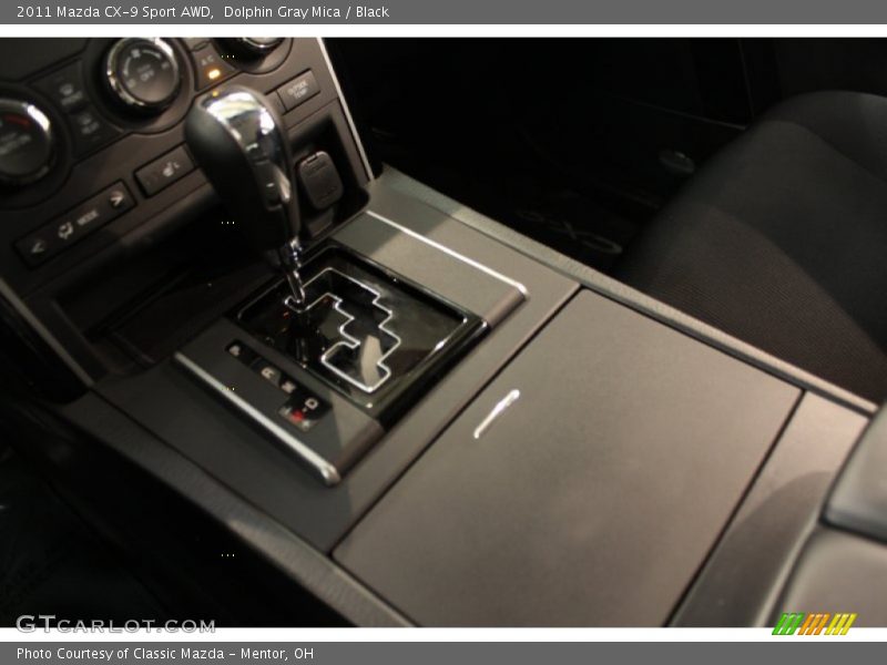 Dolphin Gray Mica / Black 2011 Mazda CX-9 Sport AWD