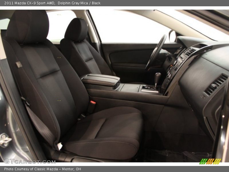 Dolphin Gray Mica / Black 2011 Mazda CX-9 Sport AWD