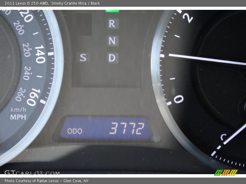 Smoky Granite Mica / Black 2011 Lexus IS 250 AWD