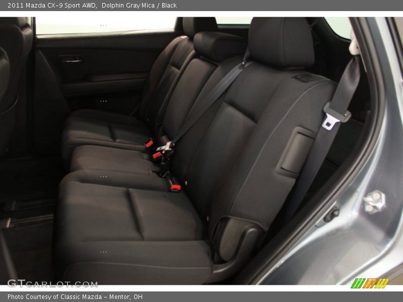 Dolphin Gray Mica / Black 2011 Mazda CX-9 Sport AWD