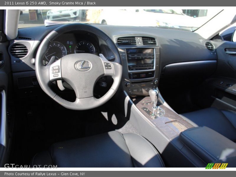 Smoky Granite Mica / Black 2011 Lexus IS 250 AWD