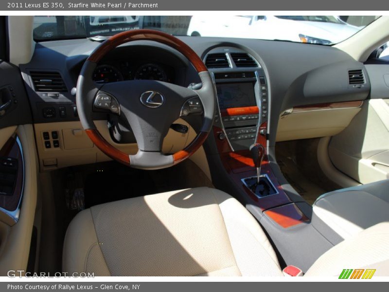 Starfire White Pearl / Parchment 2011 Lexus ES 350