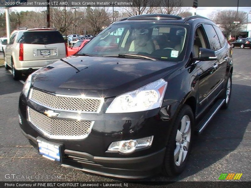 Black Granite Metallic / Cashmere 2010 Chevrolet Traverse LTZ AWD