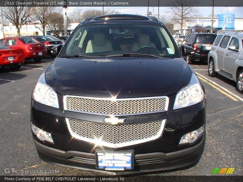 Black Granite Metallic / Cashmere 2010 Chevrolet Traverse LTZ AWD