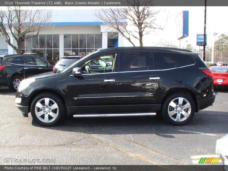 Black Granite Metallic / Cashmere 2010 Chevrolet Traverse LTZ AWD