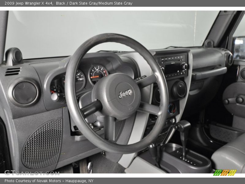 Black / Dark Slate Gray/Medium Slate Gray 2009 Jeep Wrangler X 4x4
