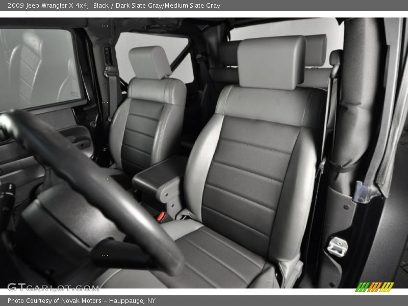Black / Dark Slate Gray/Medium Slate Gray 2009 Jeep Wrangler X 4x4