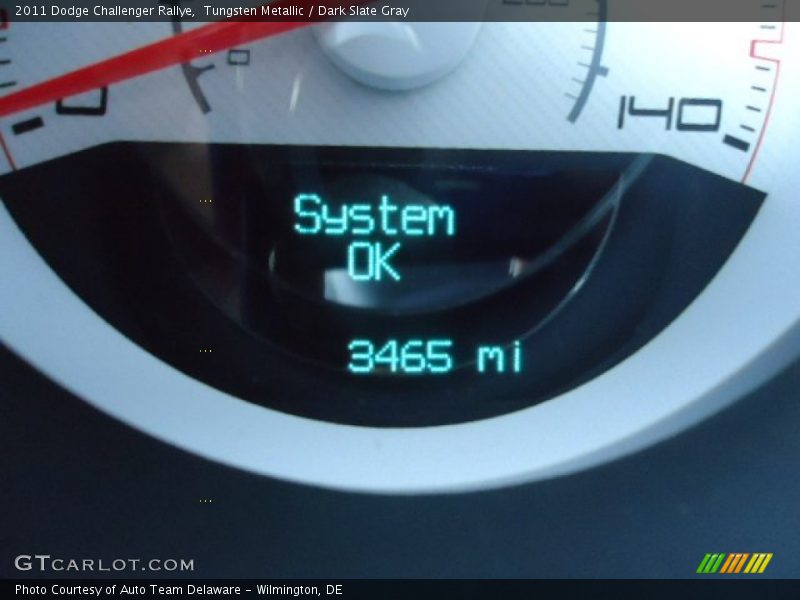 Tungsten Metallic / Dark Slate Gray 2011 Dodge Challenger Rallye