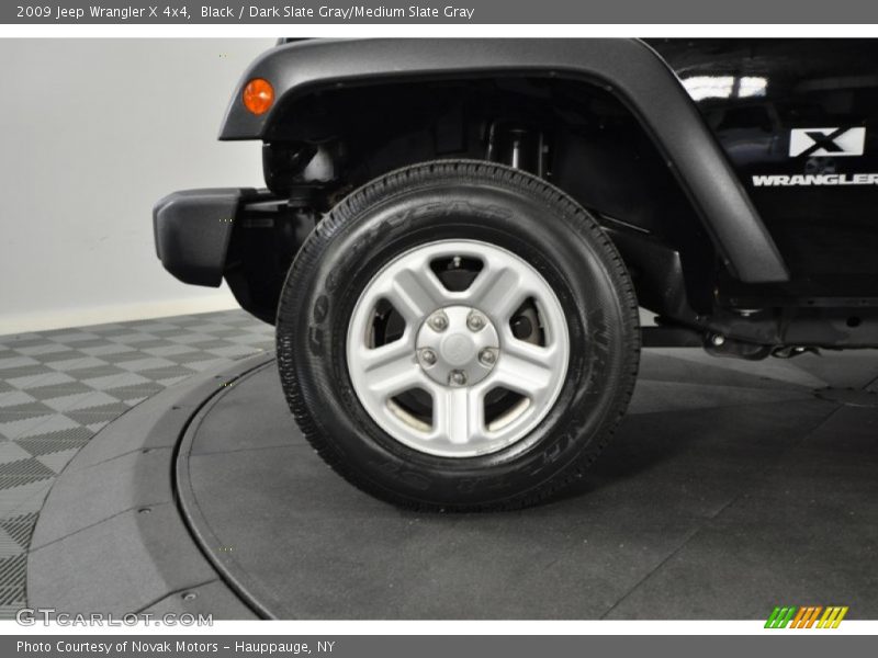 Black / Dark Slate Gray/Medium Slate Gray 2009 Jeep Wrangler X 4x4