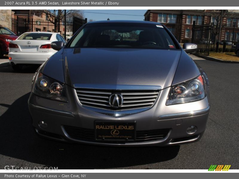 Lakeshore Silver Metallic / Ebony 2007 Acura RL 3.5 AWD Sedan