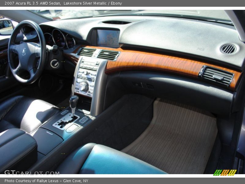 Lakeshore Silver Metallic / Ebony 2007 Acura RL 3.5 AWD Sedan