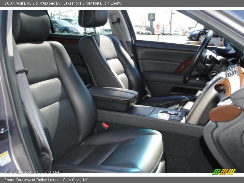 Lakeshore Silver Metallic / Ebony 2007 Acura RL 3.5 AWD Sedan