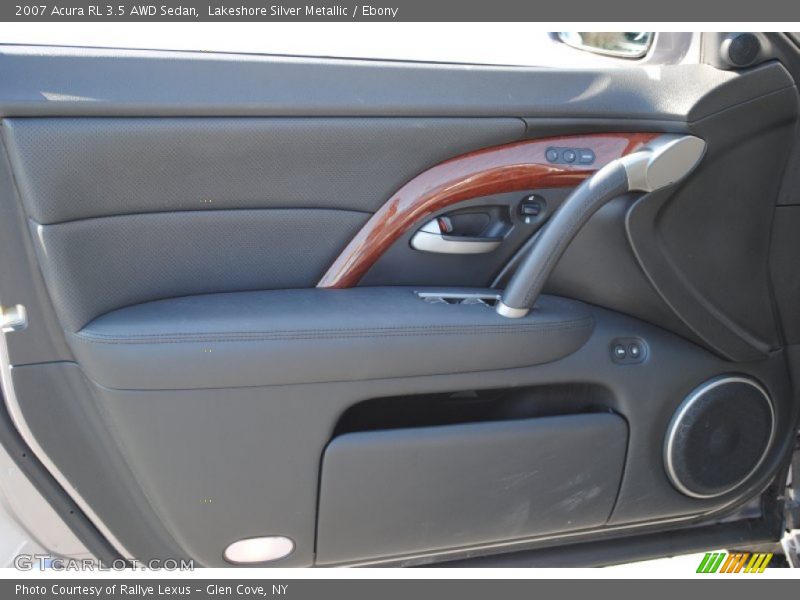 Lakeshore Silver Metallic / Ebony 2007 Acura RL 3.5 AWD Sedan