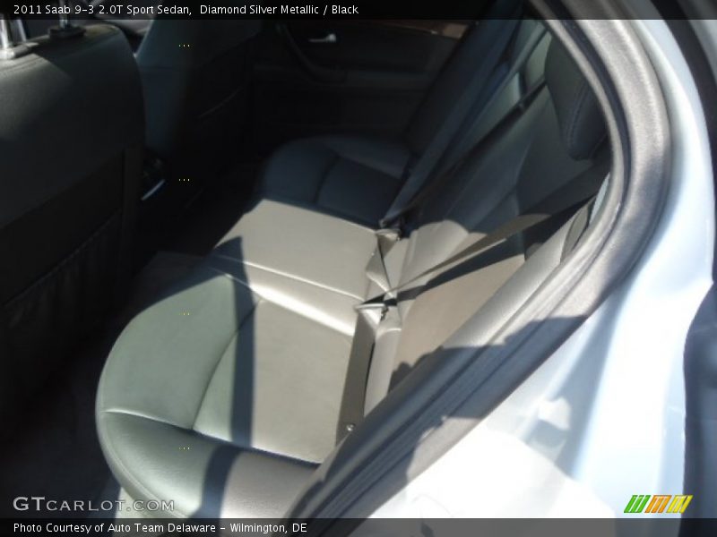 Diamond Silver Metallic / Black 2011 Saab 9-3 2.0T Sport Sedan
