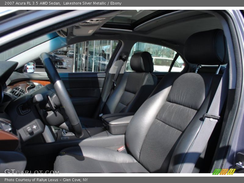 Lakeshore Silver Metallic / Ebony 2007 Acura RL 3.5 AWD Sedan