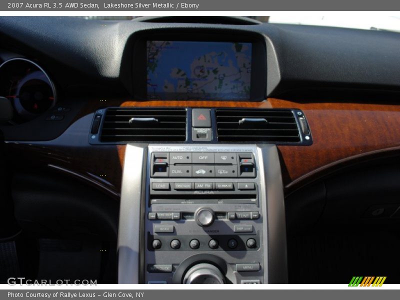 Lakeshore Silver Metallic / Ebony 2007 Acura RL 3.5 AWD Sedan