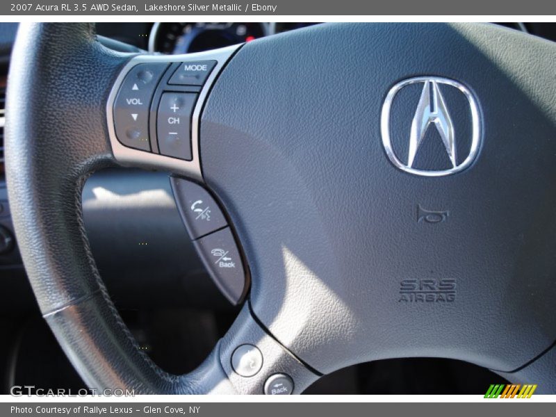 Lakeshore Silver Metallic / Ebony 2007 Acura RL 3.5 AWD Sedan