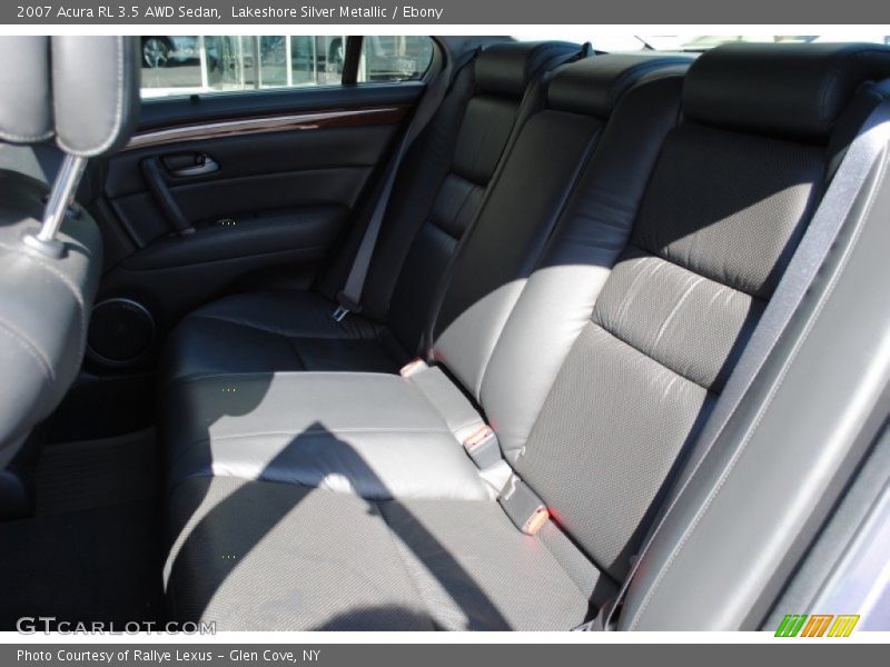 Lakeshore Silver Metallic / Ebony 2007 Acura RL 3.5 AWD Sedan