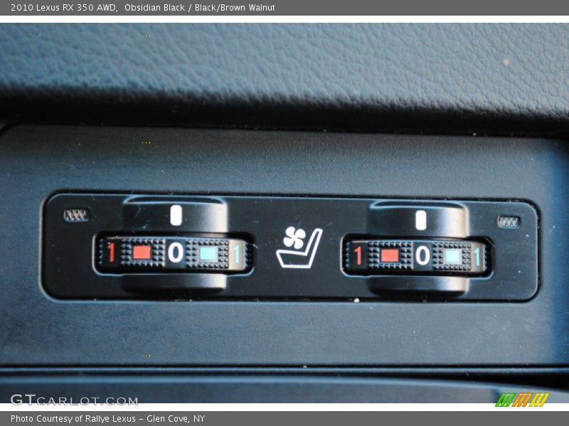 Obsidian Black / Black/Brown Walnut 2010 Lexus RX 350 AWD