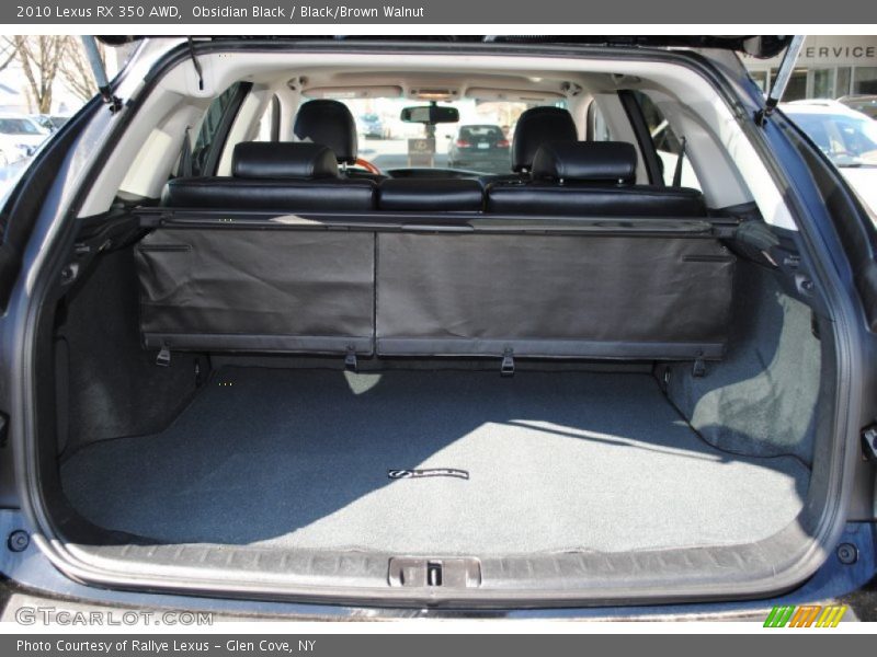 Obsidian Black / Black/Brown Walnut 2010 Lexus RX 350 AWD